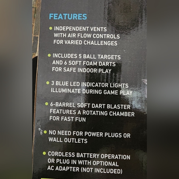 New 2017 Sharper Image Hover Target Game Revolution 6 Barrel Defies Gravity F10 - Picture 4 of 6